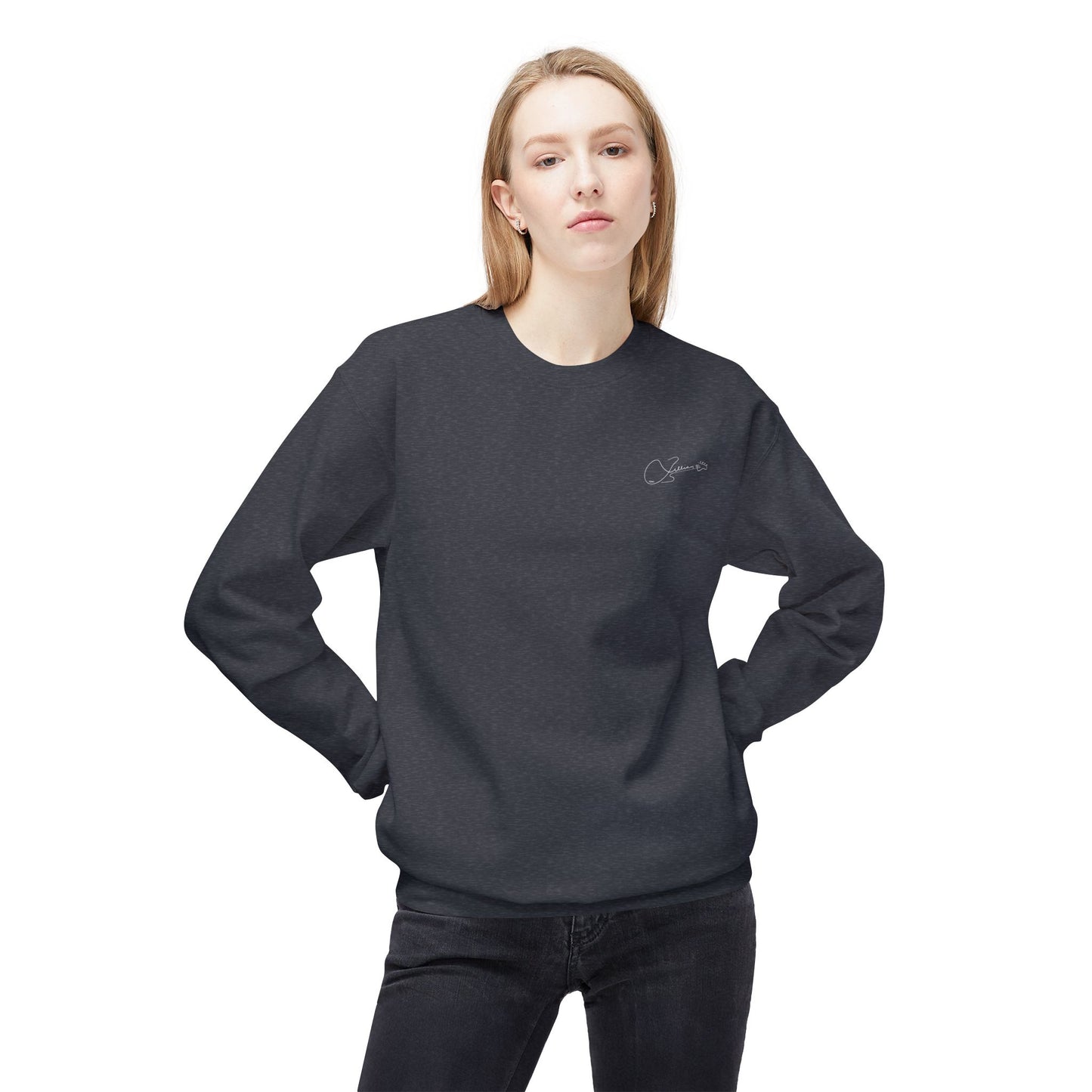 Jill's Wings - Unisex Midweight Softstyle Fleece Crewneck Sweatshirt