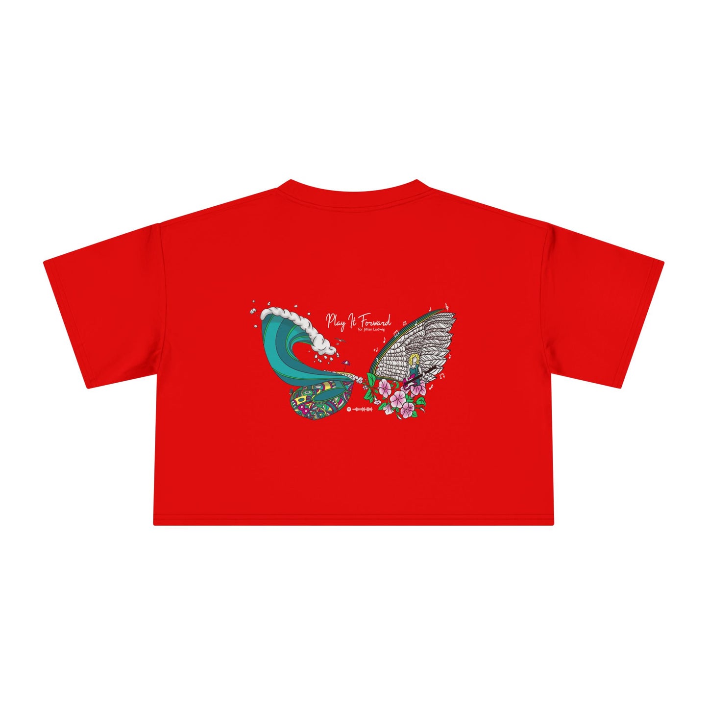 Jill's Wings - Women's Crop Tee