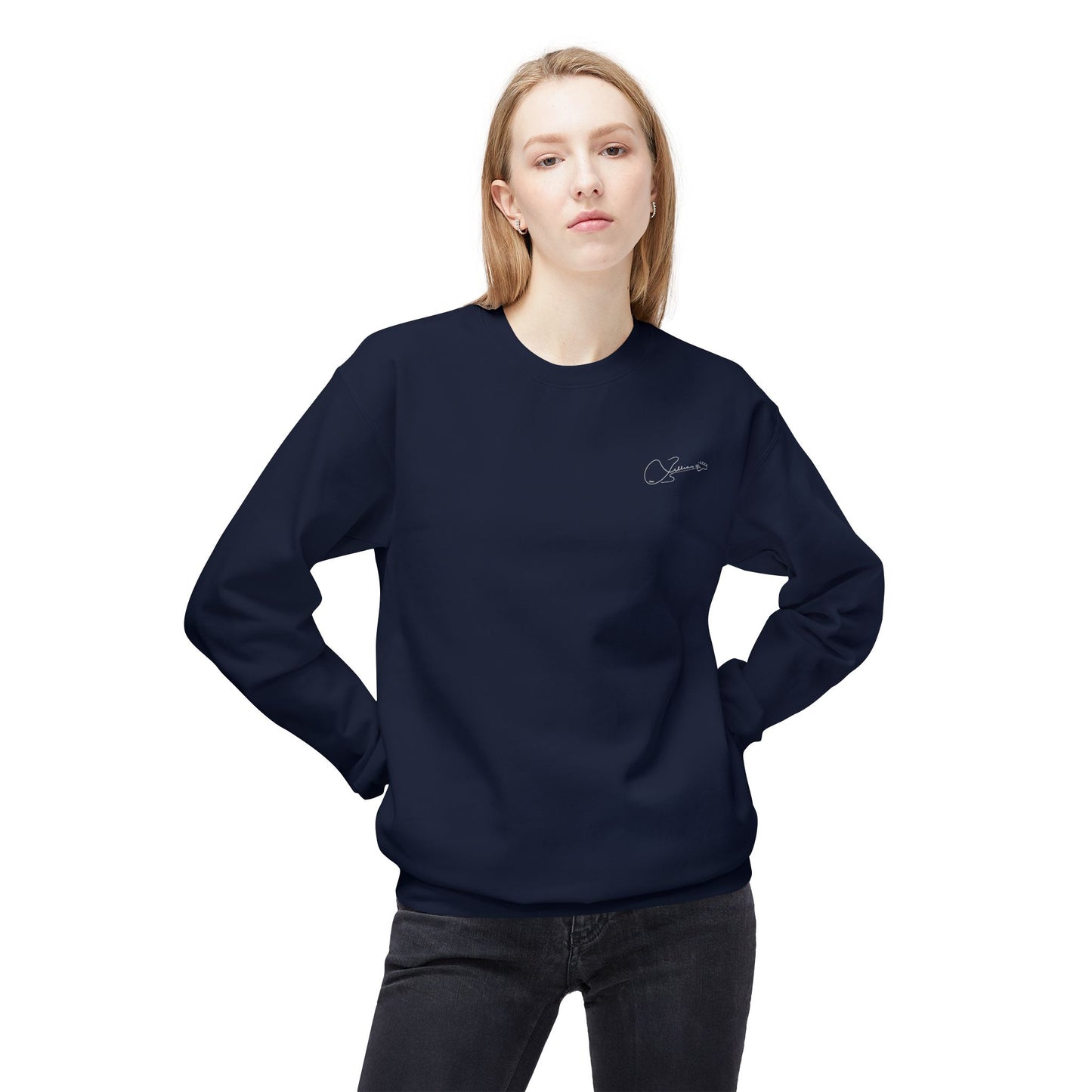 Jill's Wings - Unisex Midweight Softstyle Fleece Crewneck Sweatshirt