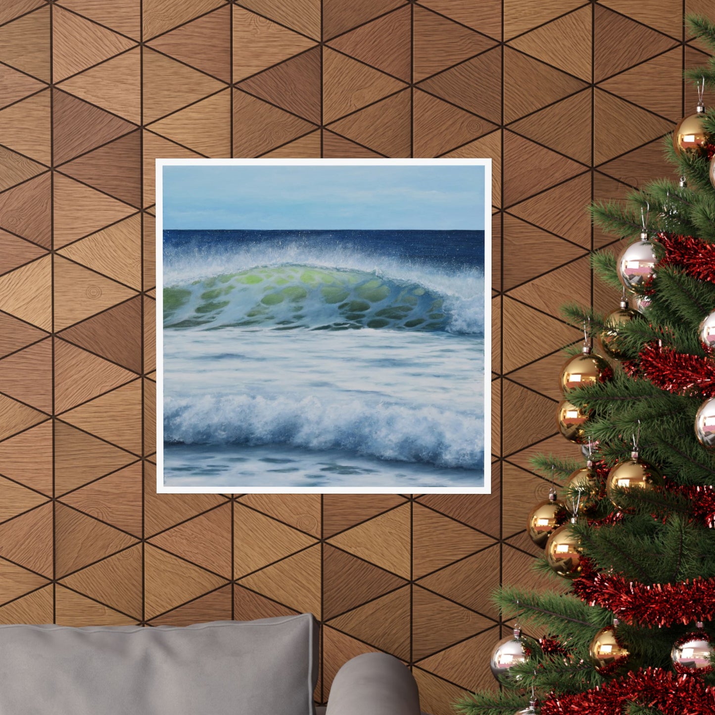 Western Winds: The Serenity of Ocean Waves Paper Poster by Caitlin Accurso