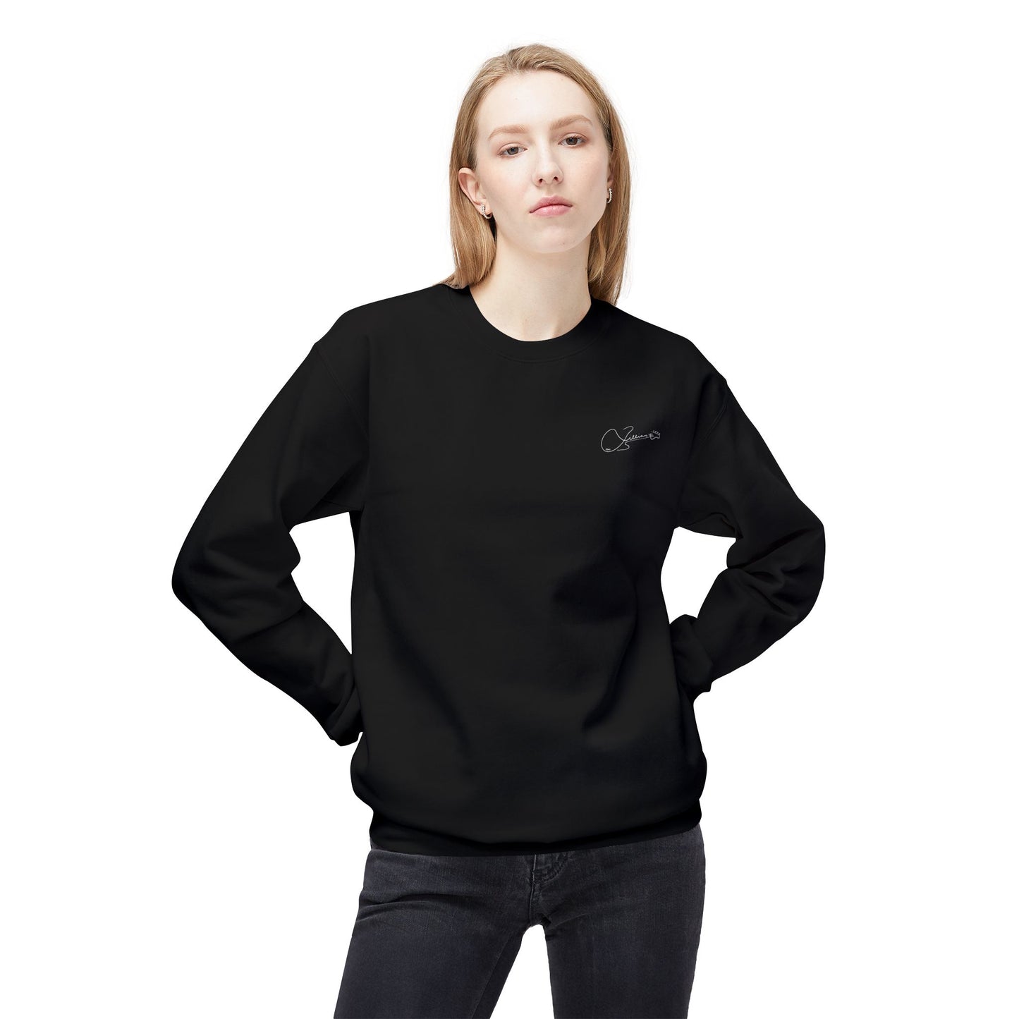 Jill's Wings - Unisex Midweight Softstyle Fleece Crewneck Sweatshirt