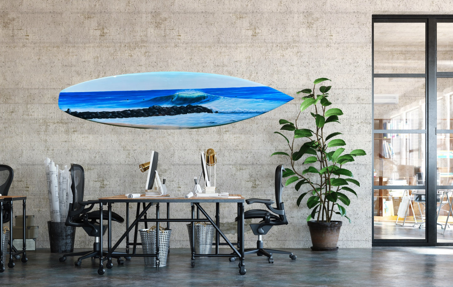 Pura Vida– Fine Art Surfboard image 5
