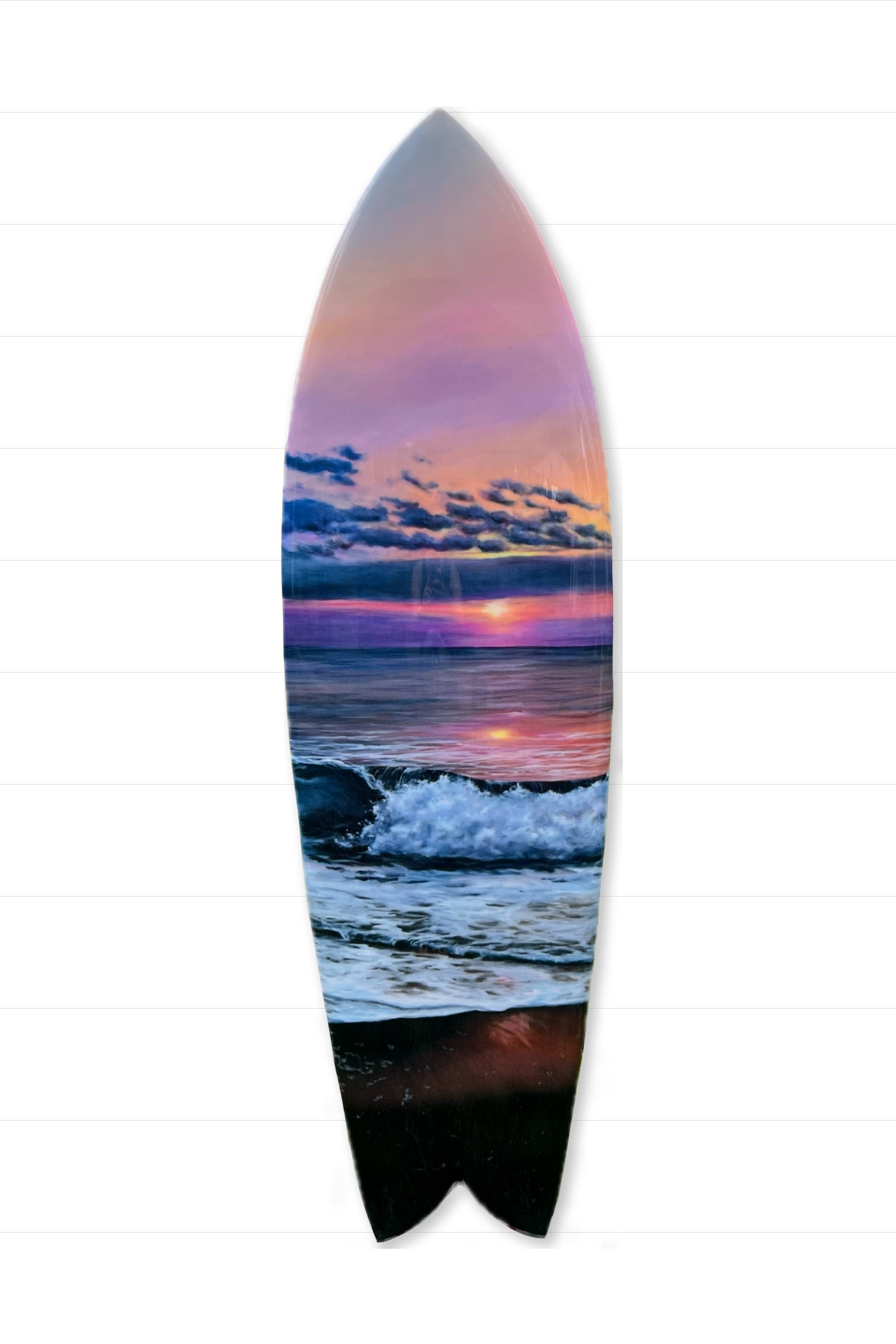 Rainbow Sunrise – Fine Art Surfboard image 4