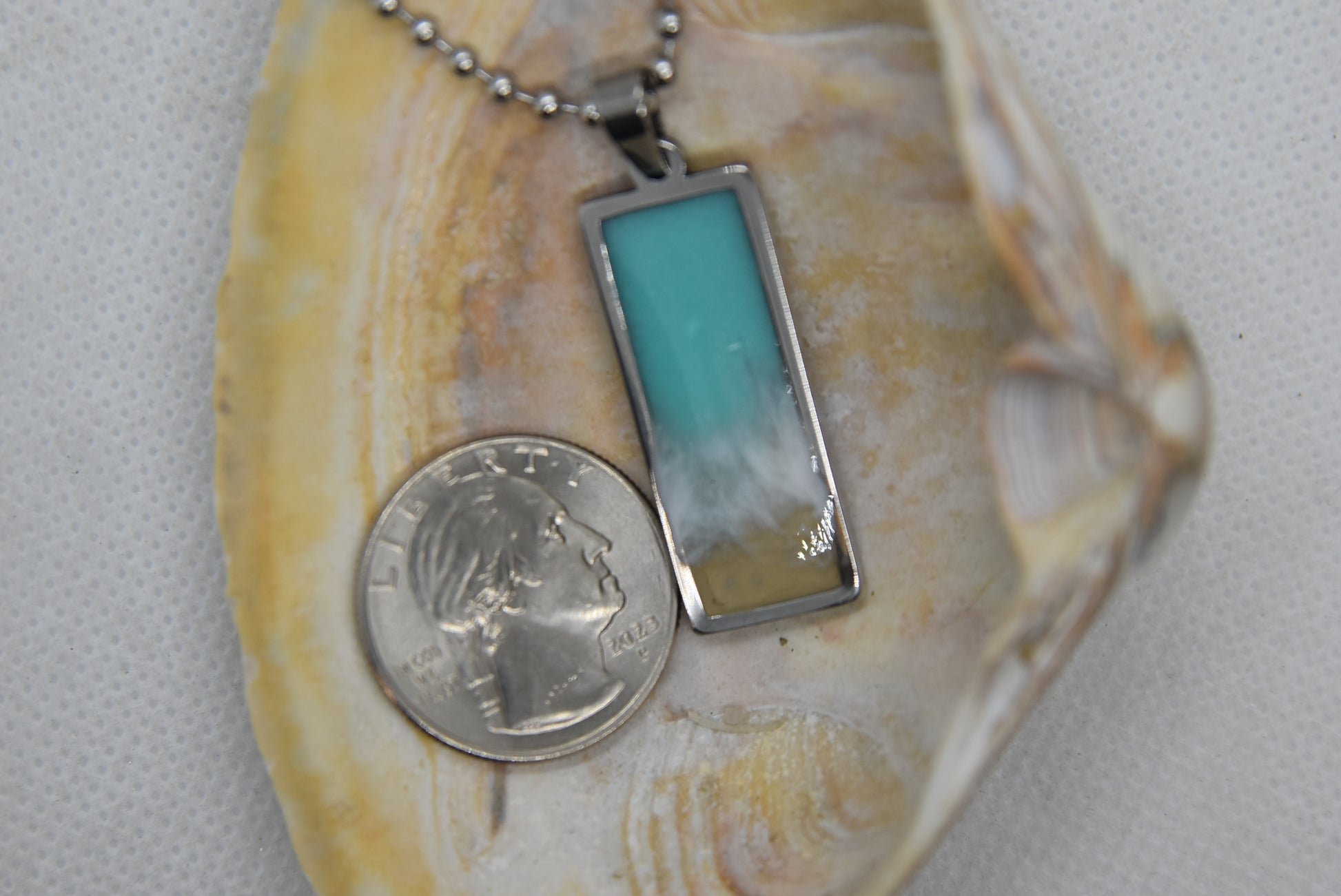 Ocean Vibe Dog Tag Necklace image 4