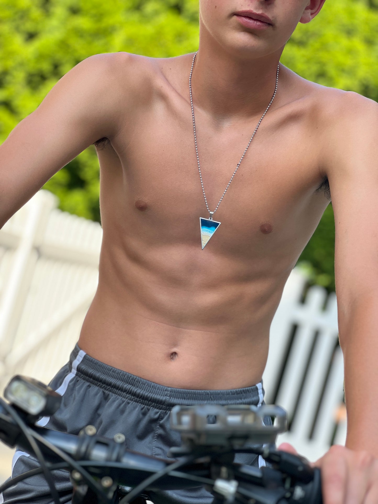 Coastal Triangle Necklace image 1