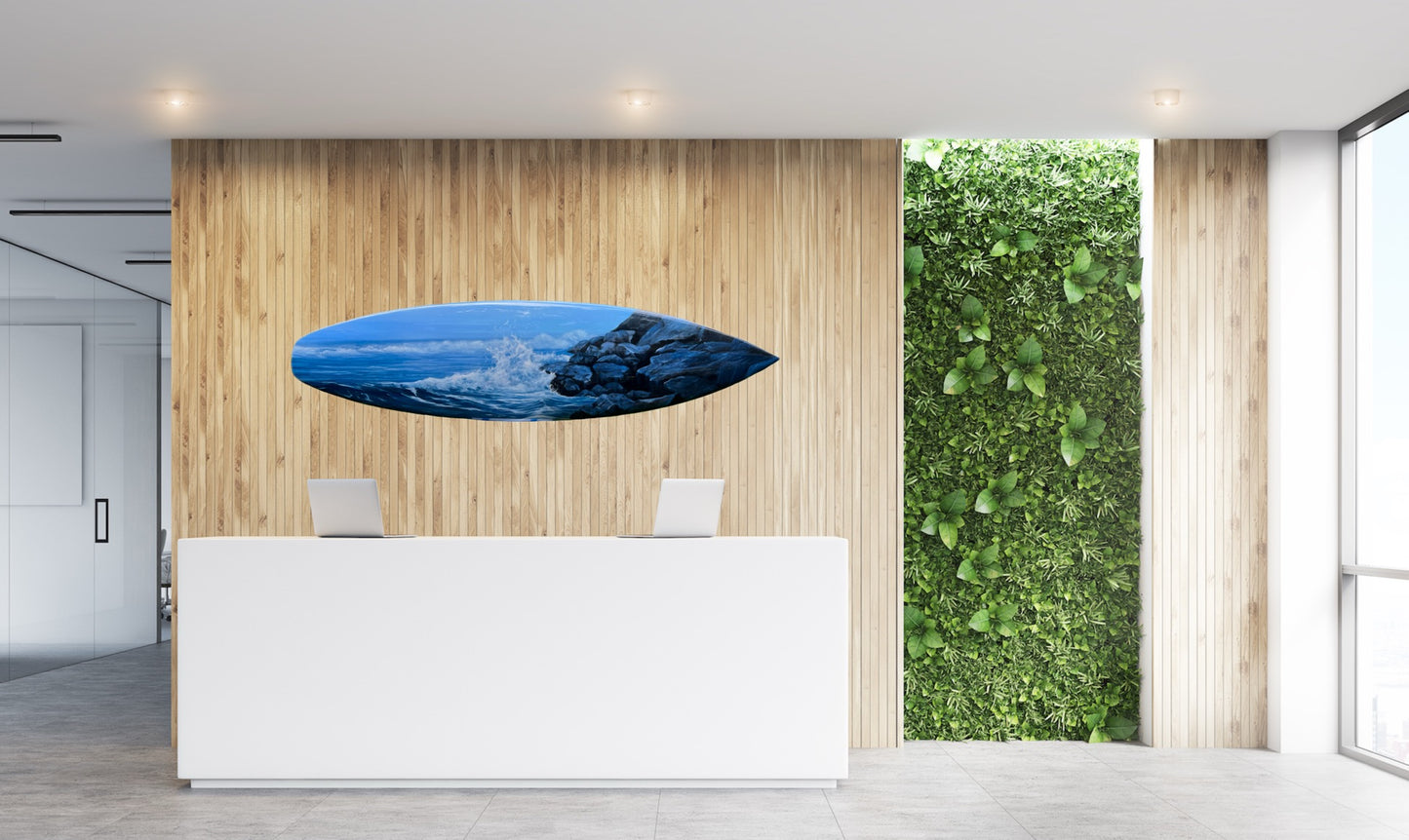 On the Rocks – Fine Art Surfboard image 3
