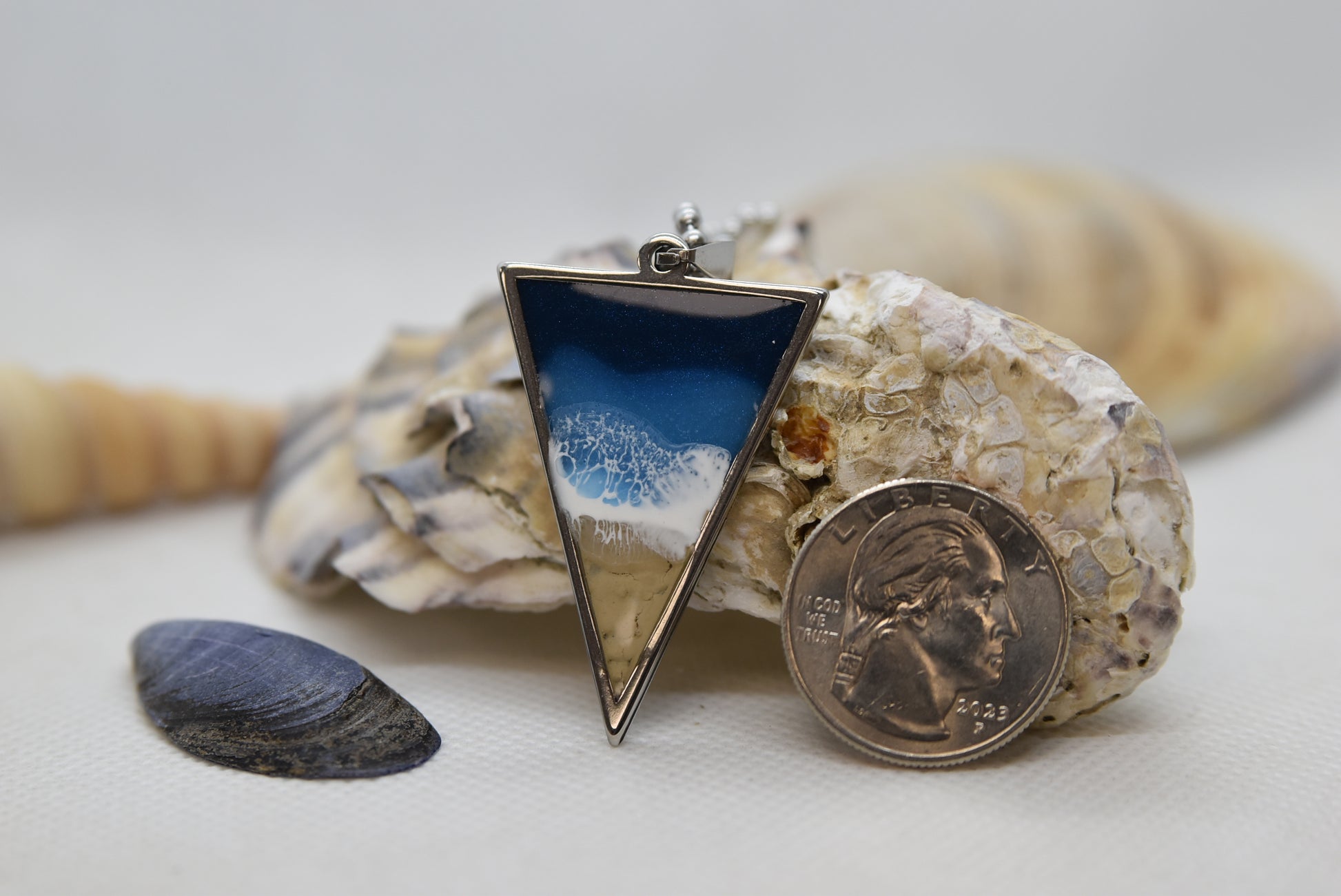 Coastal Triangle Necklace image 2