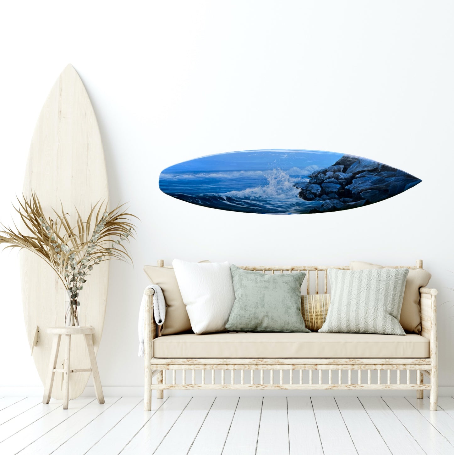 On the Rocks – Fine Art Surfboard image 4