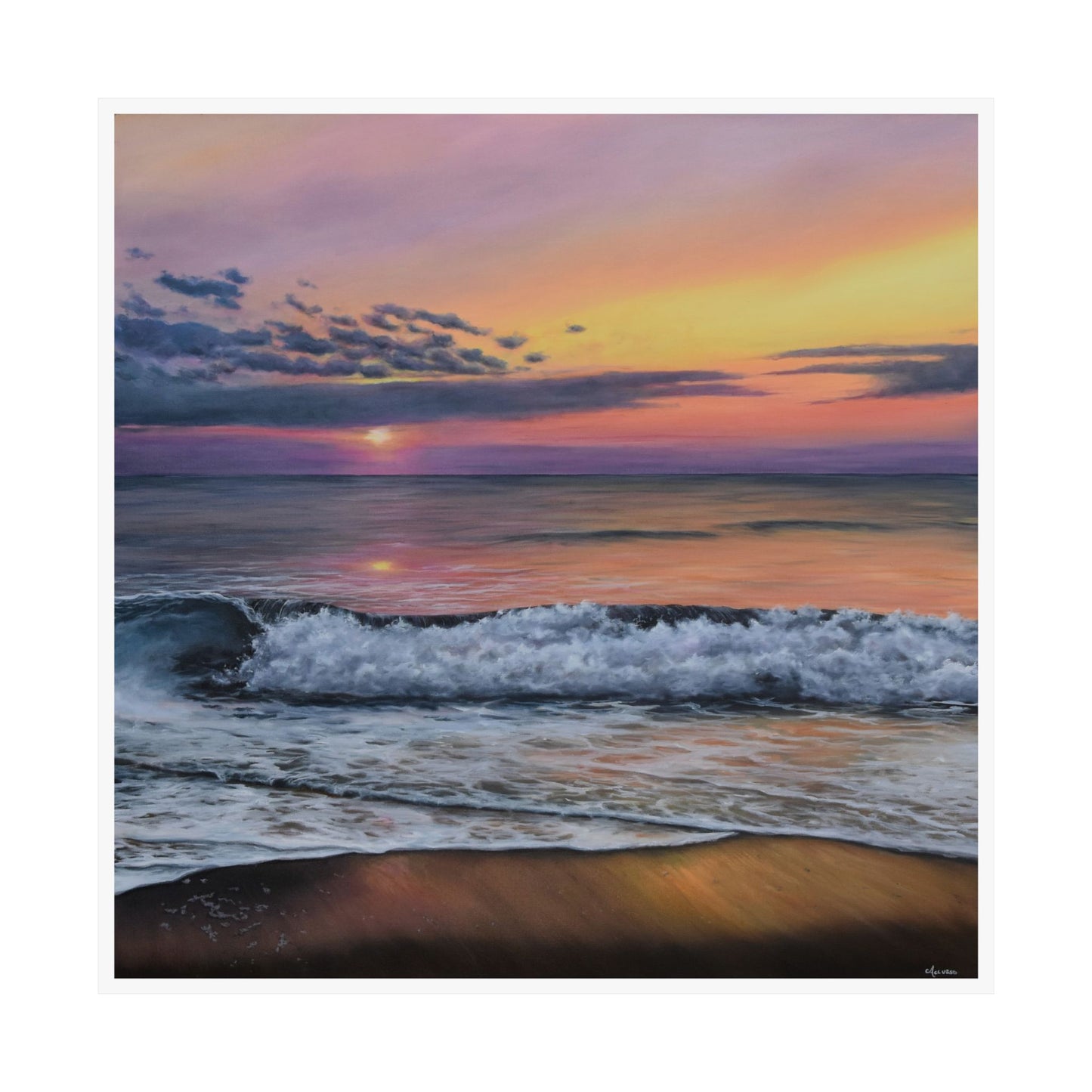 Rainbow Sunrise: Paper Poster by Caitlin Accurso
