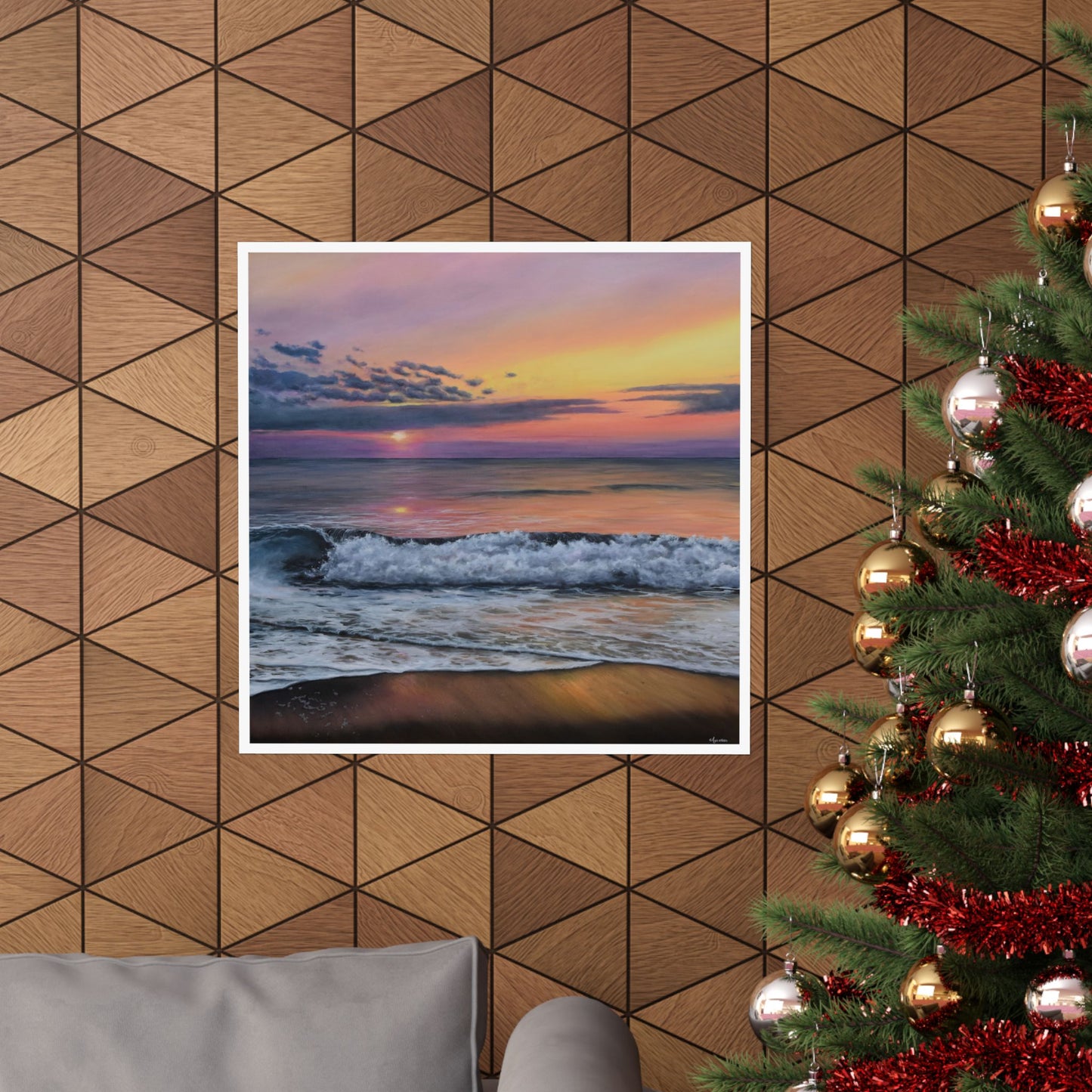 Rainbow Sunrise: Paper Poster by Caitlin Accurso