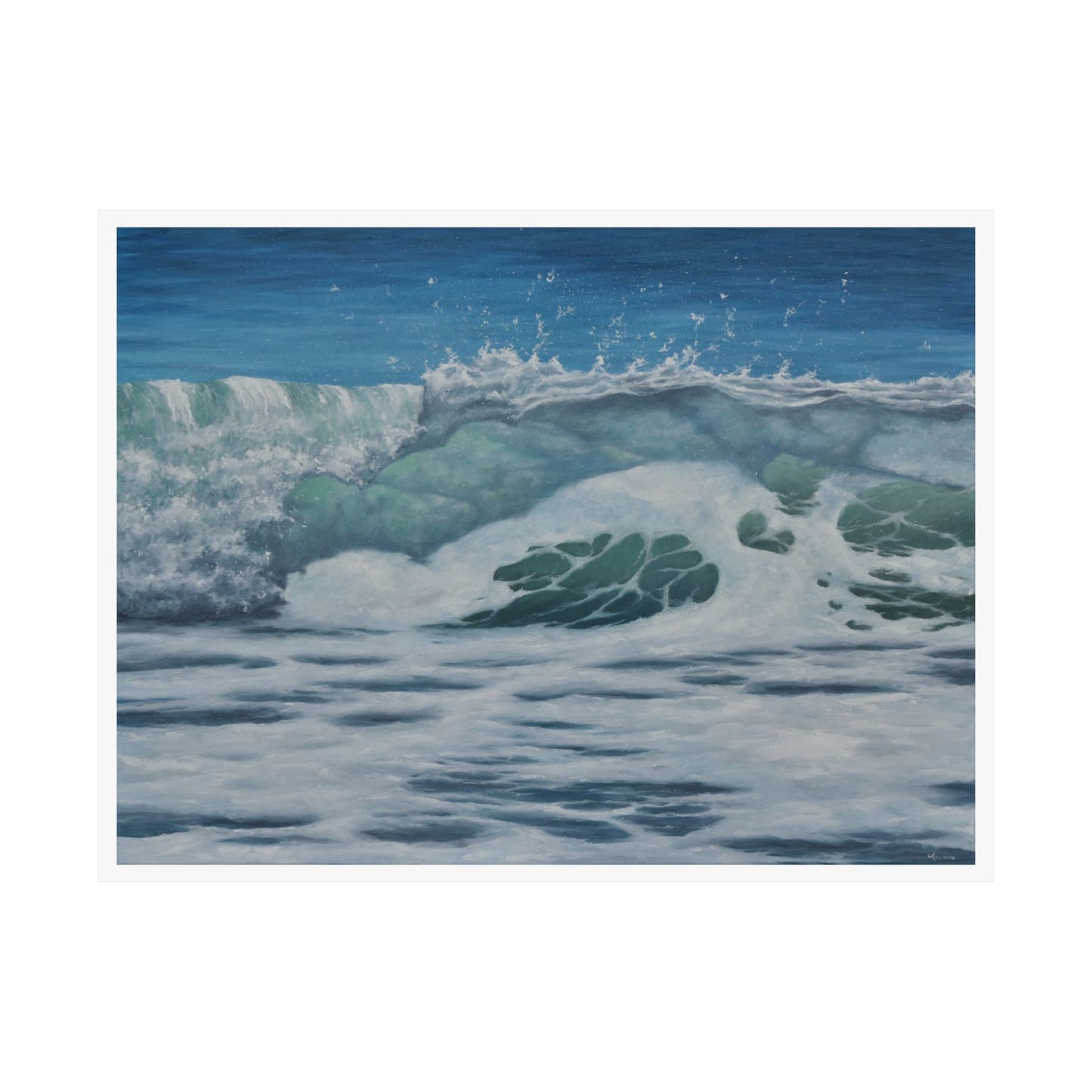 Changing Tides: Embracing the Energy of the Ocean Poster by Caitlin Accurso