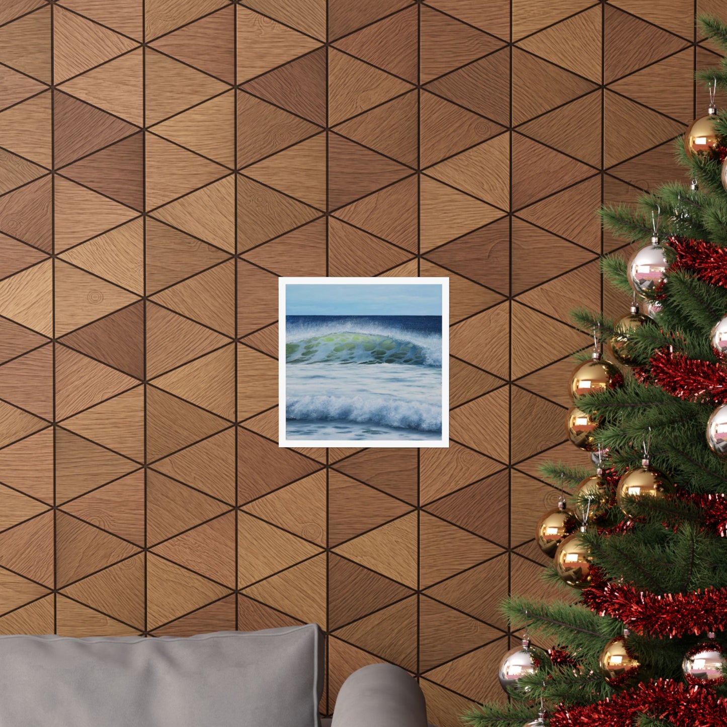 Western Winds: The Serenity of Ocean Waves Paper Poster by Caitlin Accurso