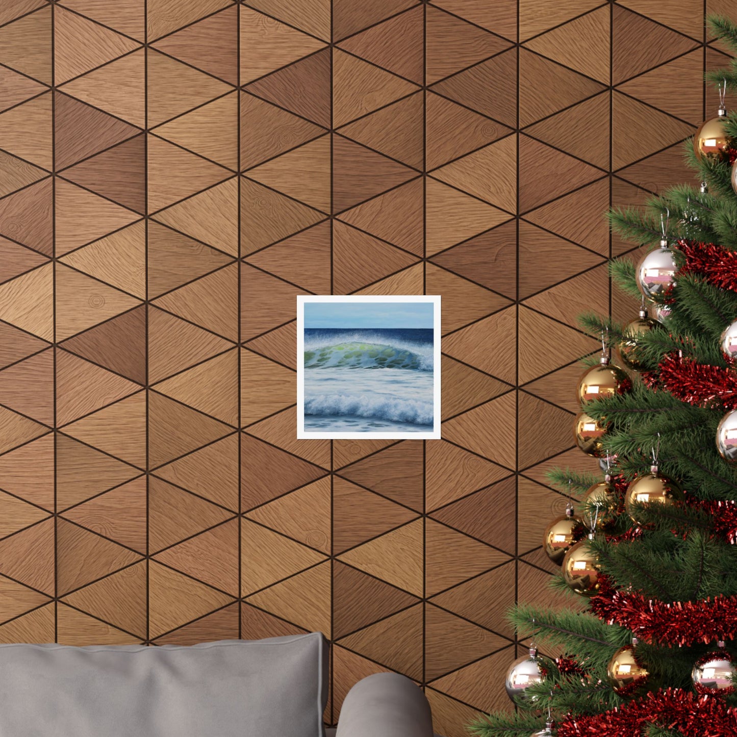 Western Winds: The Serenity of Ocean Waves Paper Poster by Caitlin Accurso