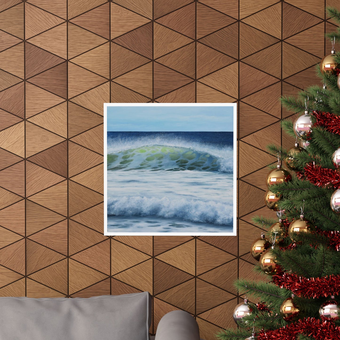 Western Winds: The Serenity of Ocean Waves Paper Poster by Caitlin Accurso