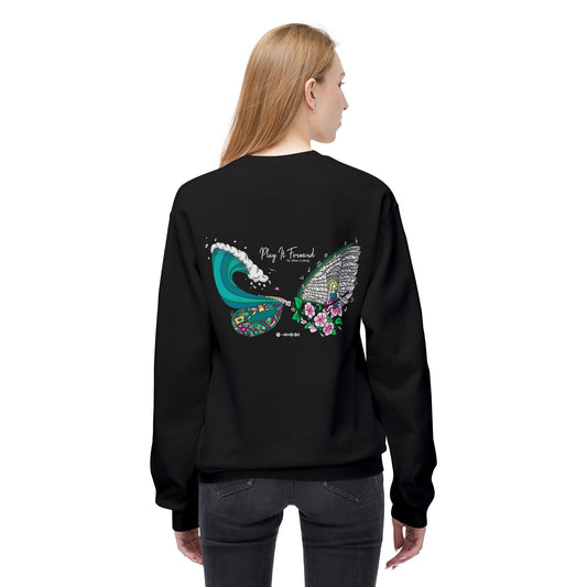 Jill's Wings - Unisex Midweight Softstyle Fleece Crewneck Sweatshirt