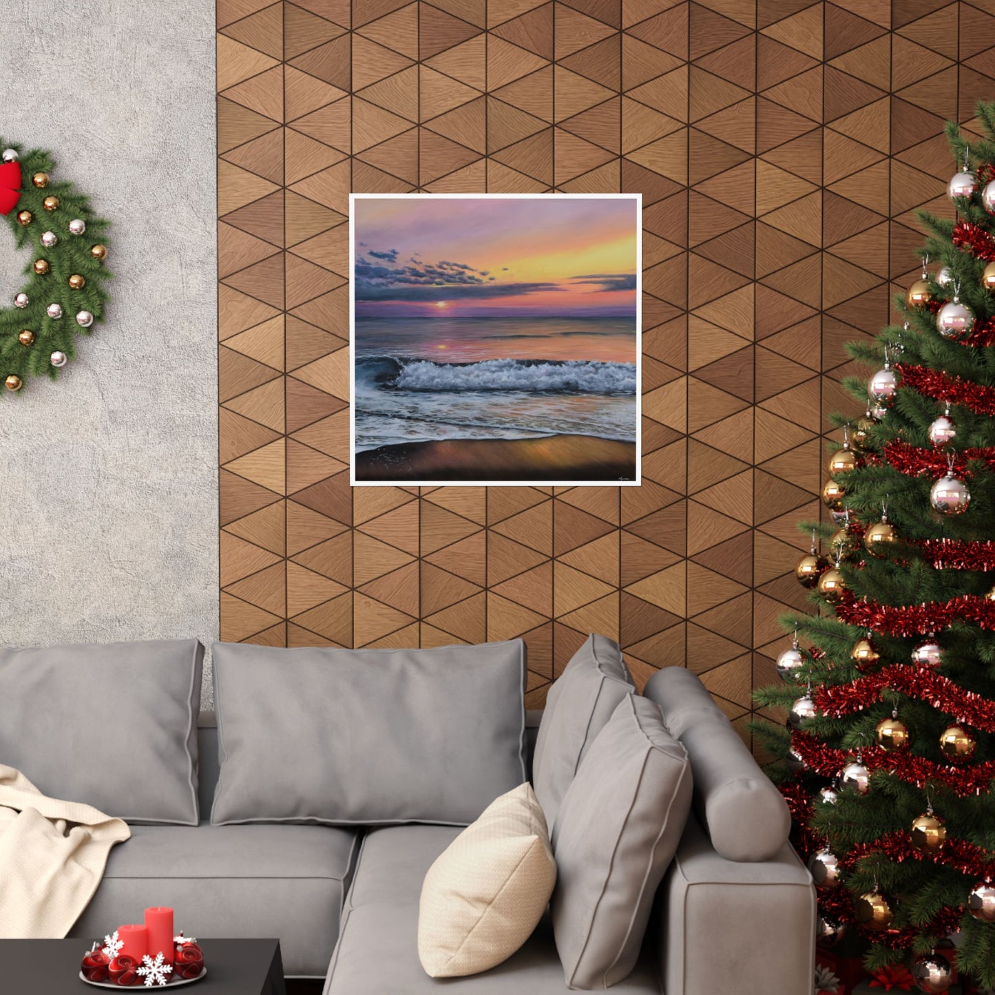 Rainbow Sunrise: Paper Poster by Caitlin Accurso