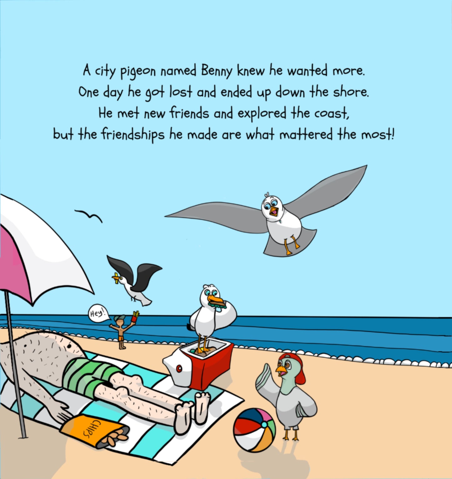 Benny at the Beach - SIGNED COPY image 1